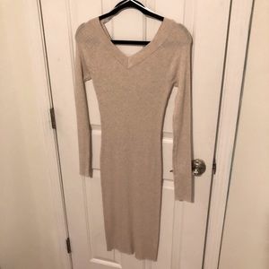 Ribbed Sweater Dress 🍁